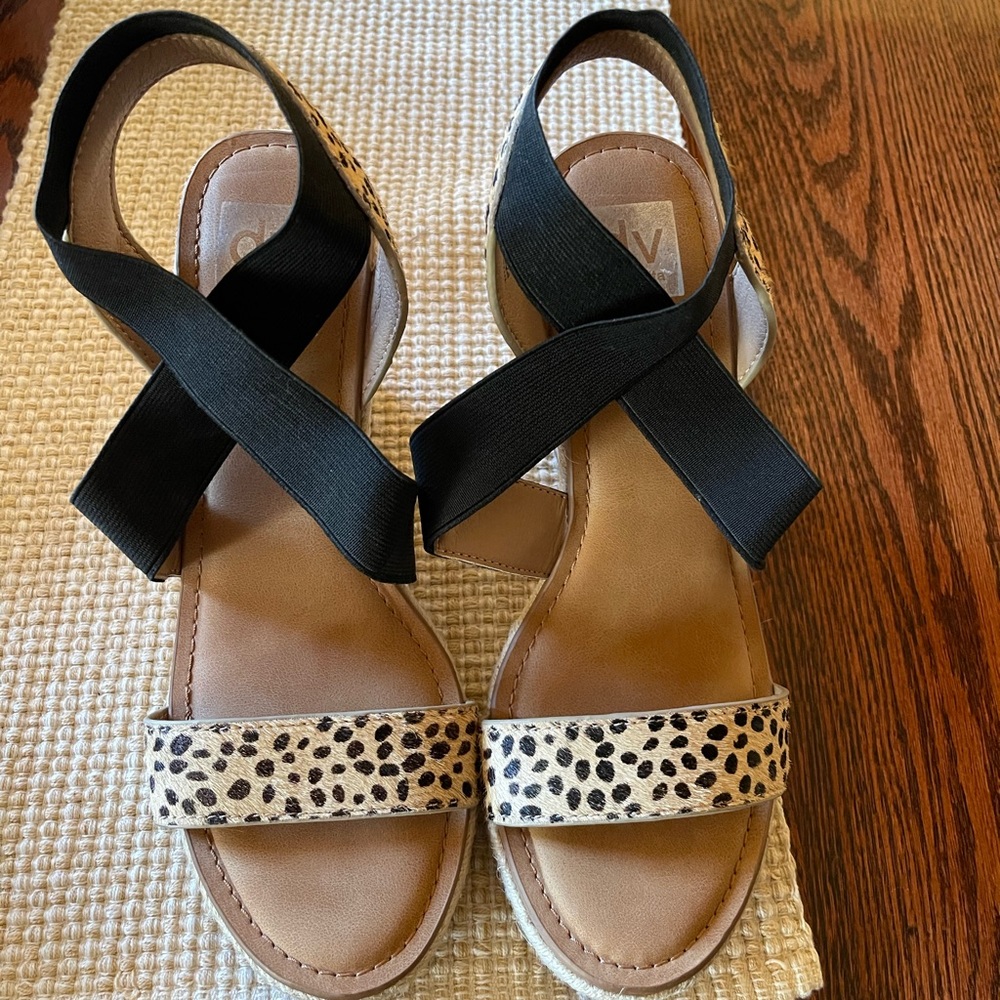 NWOT Dolce Vita Espadrille Wedge Sandals size 11